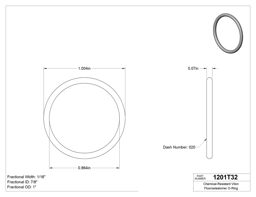 Technical drawing - 1201T32